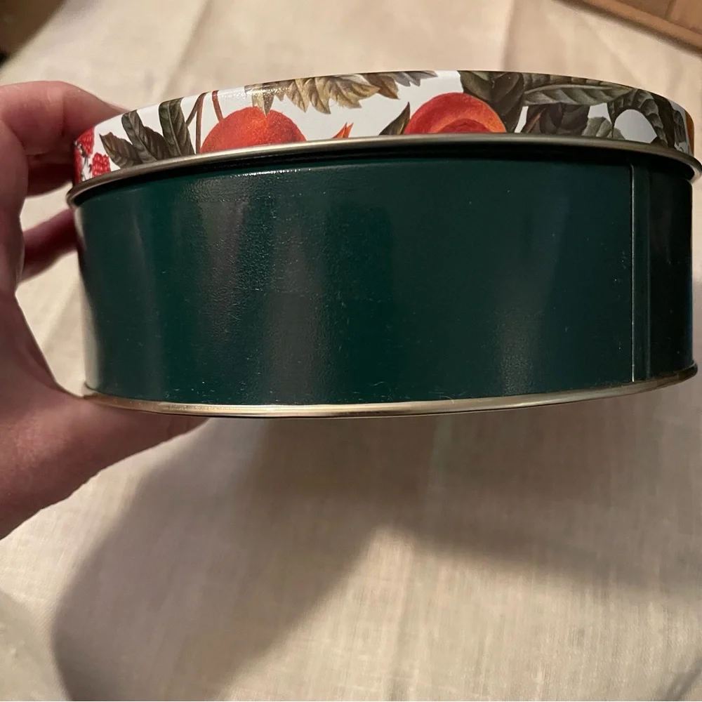 Russian Artist Helen Vladykina Fruit Pattern Decorative Tin